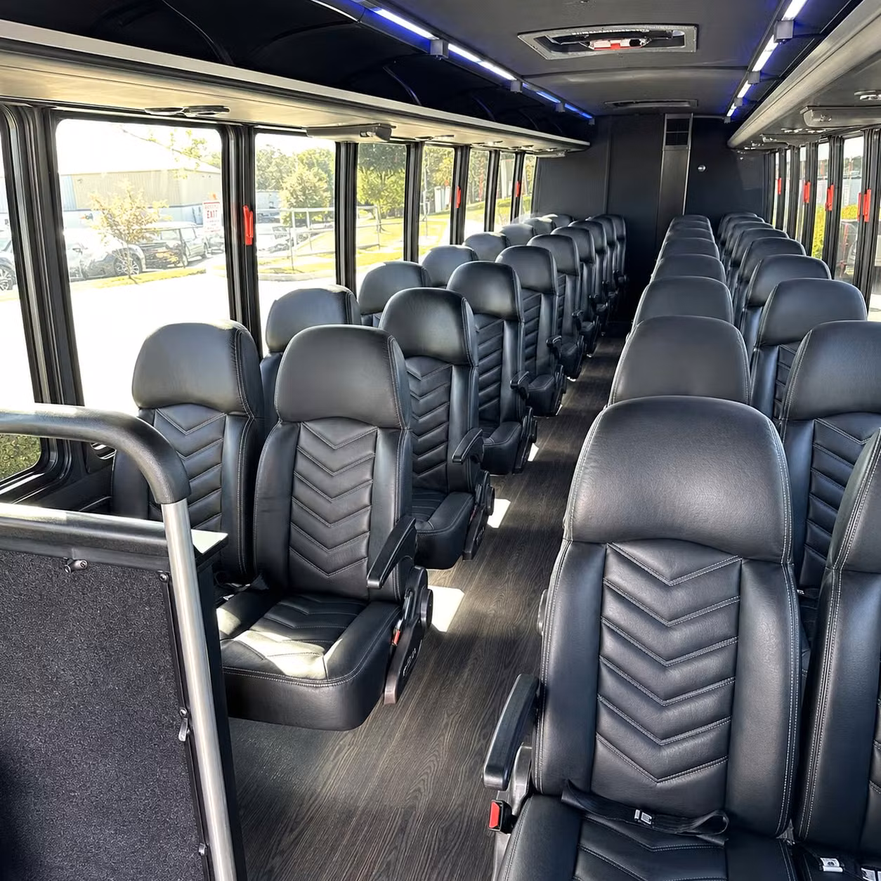 25 passenger minibus interior