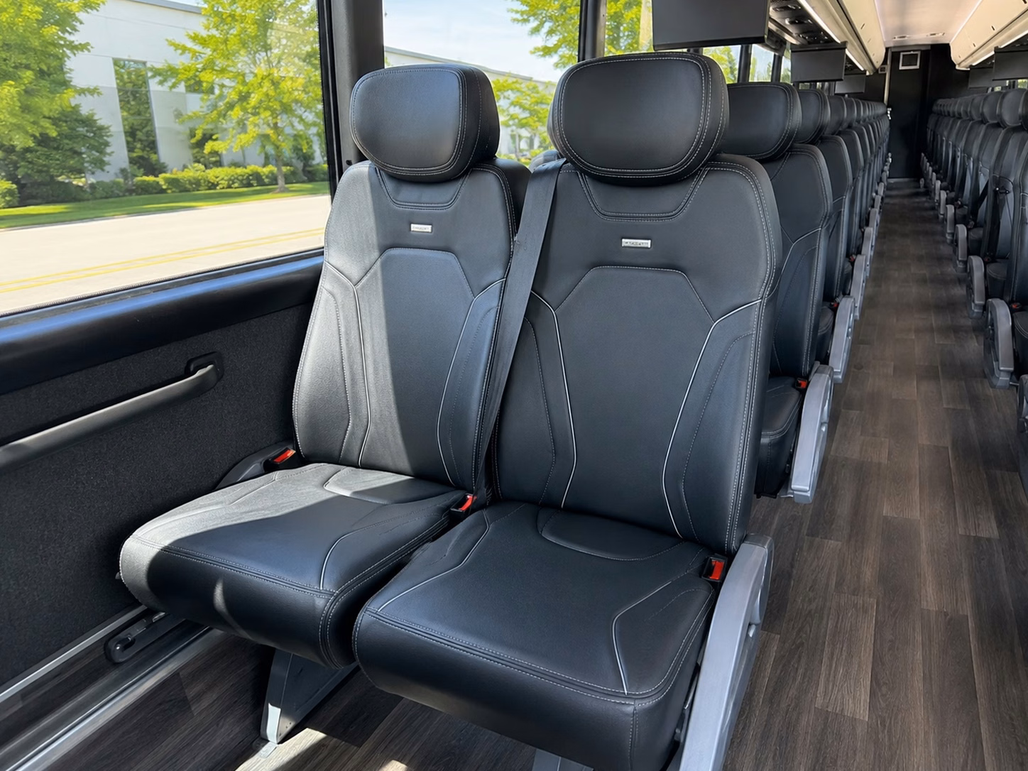blues game bus rentals from st charles to enterprise center