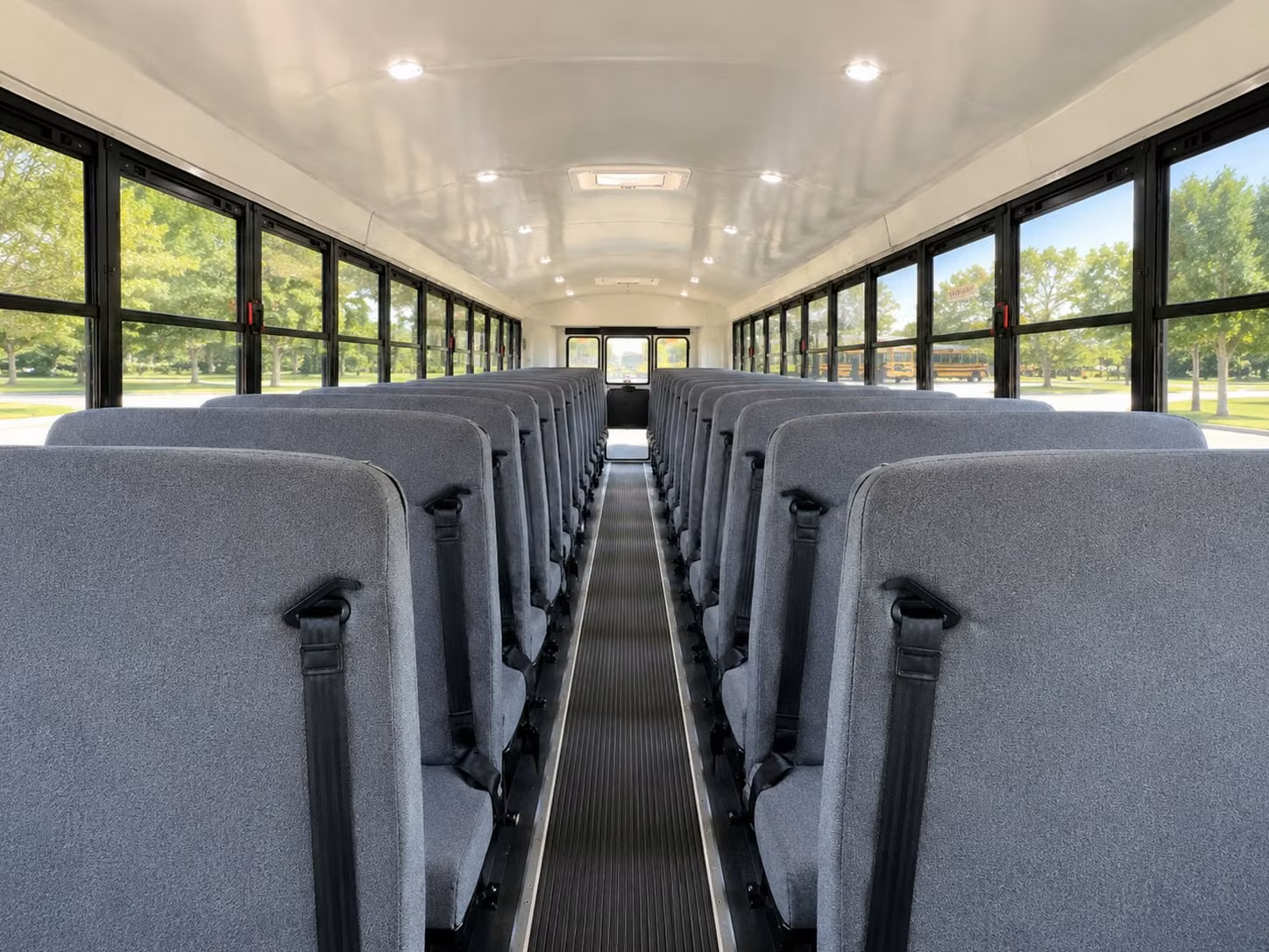 school bus interior