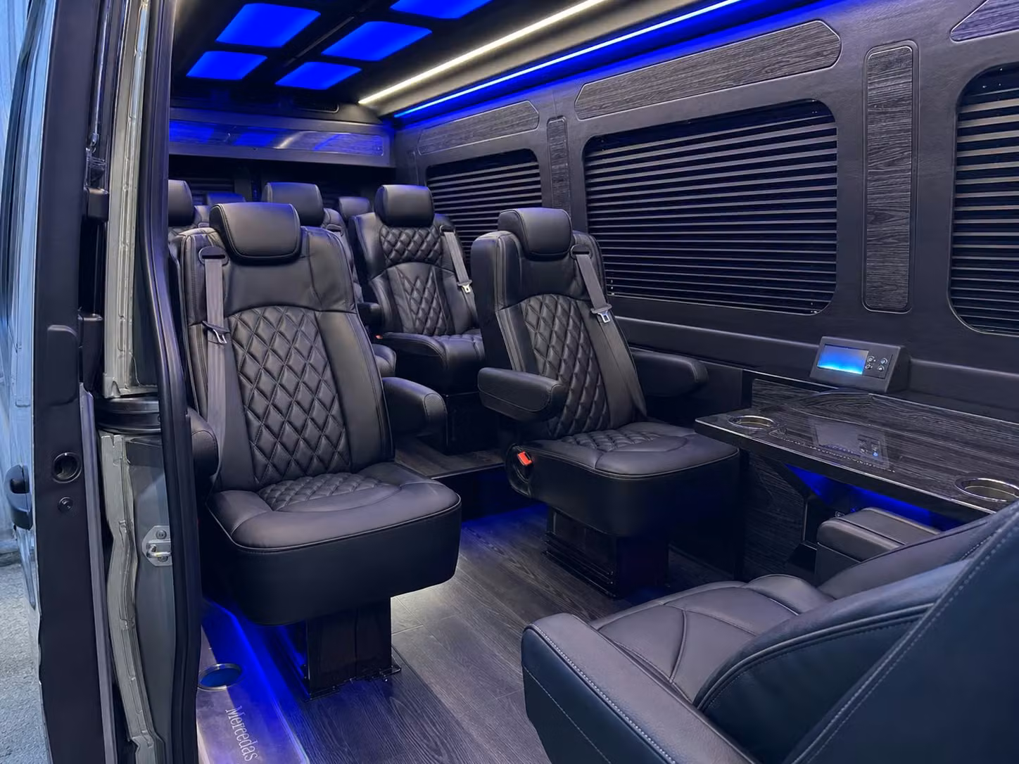 sprinter van transportation for groups and events across st charles