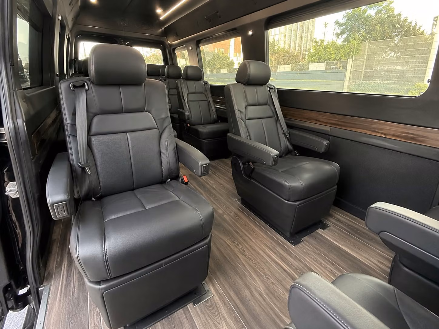sprinter van with driver interior