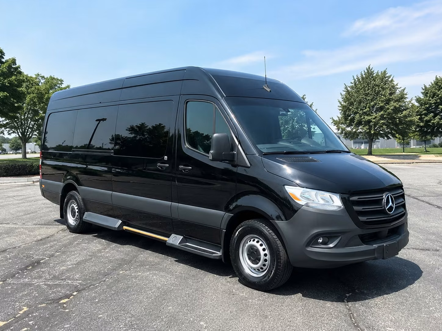 sprinter van with driver